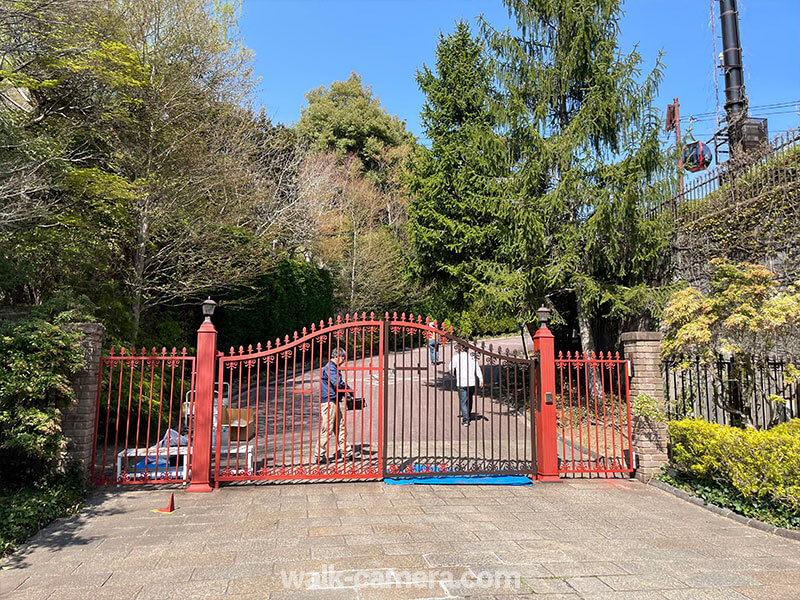 神戸布引ハーブ園 出入り口の門
