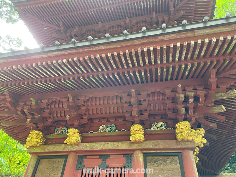 榛名神社の三重塔