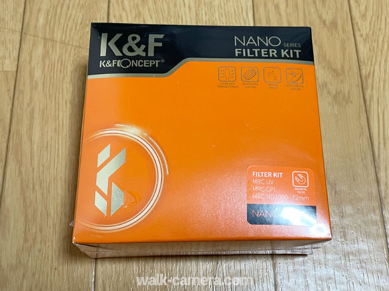 K&F Conceptのマグネット式フィルターキットのレビュー