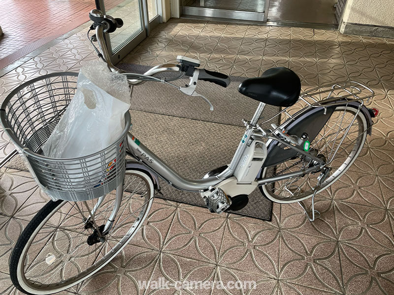 両津港　レンタルサイクル　電動自転車