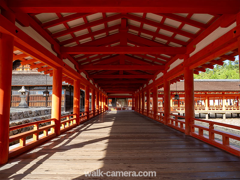 厳島神社　回廊