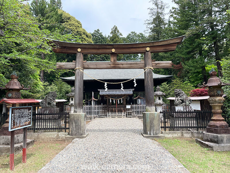 八幡山公園　蒲生神社