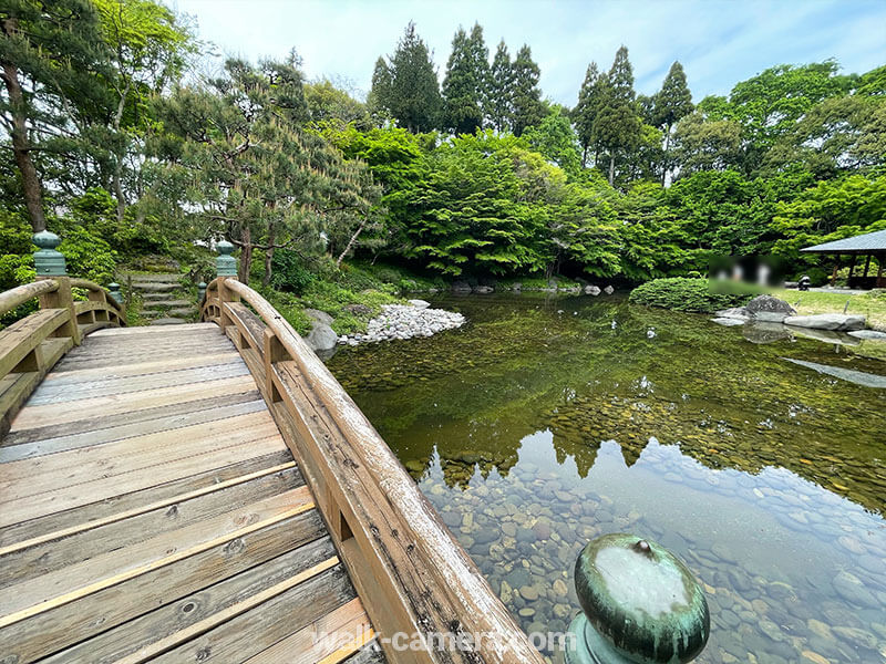 栃木県中央公園　日本庭園（むつび池）