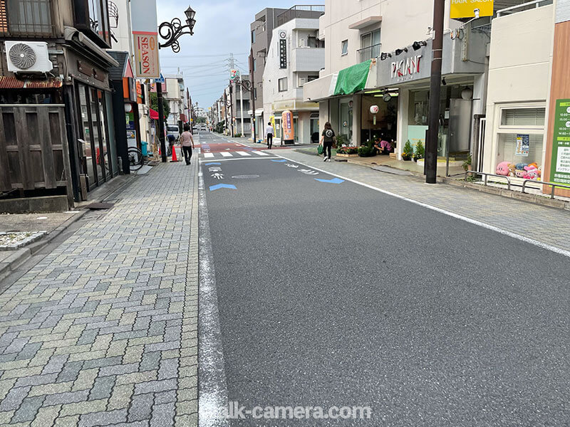 永福町駅から杉並区立郷土博物館への道のり