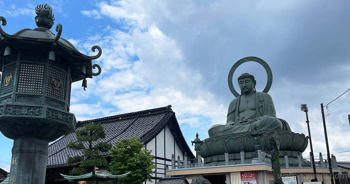 高岡大仏 観光 徒歩 行き方　所要時間