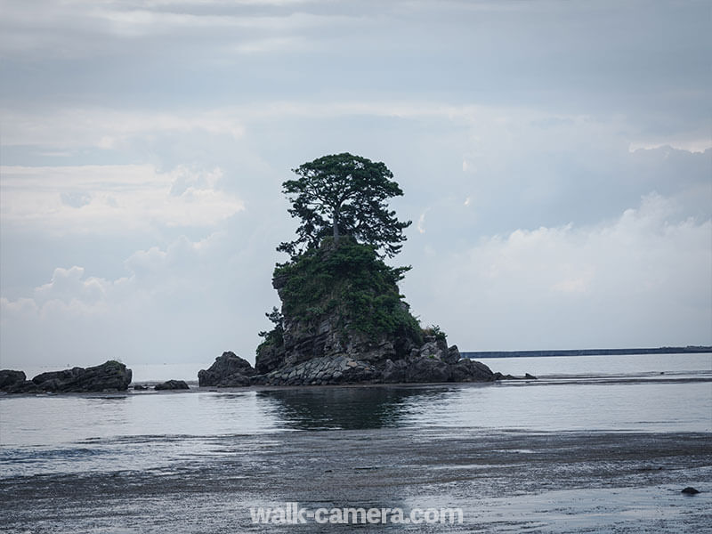 雨晴海岸　女岩