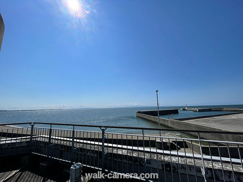 道の駅「ウェーブパークなめりかわ」　展望台