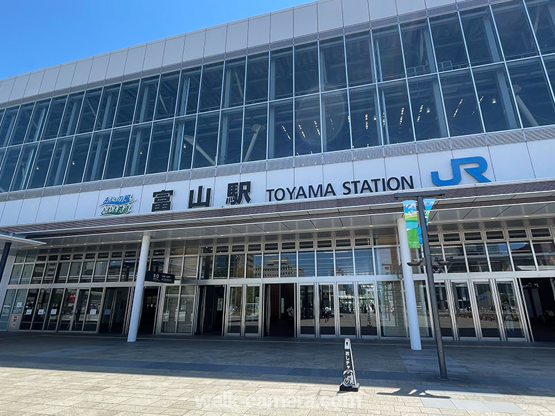 車なしで富山駅周辺を観光する日帰りモデルコース・おすすめの観光スポット