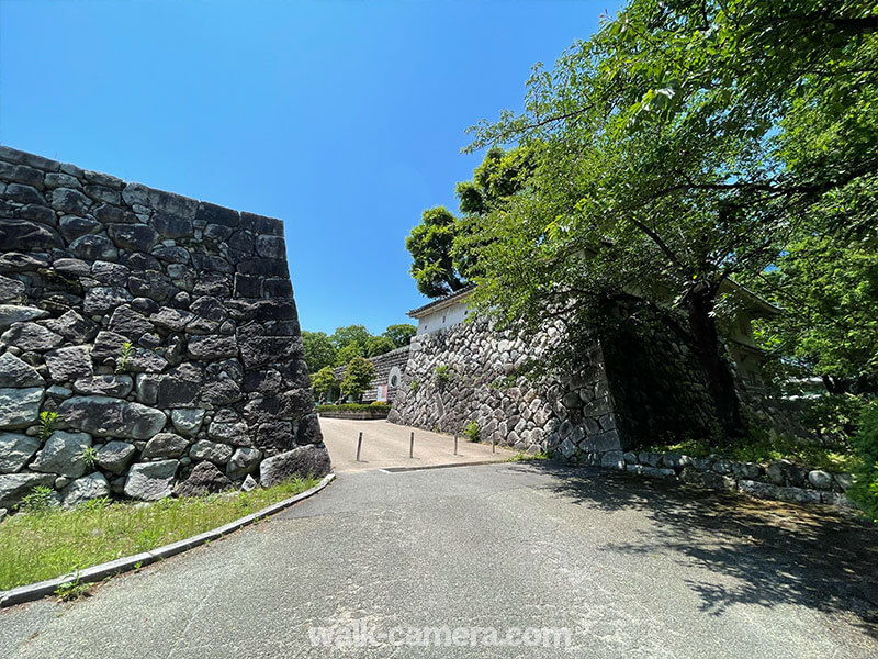 富山城址公園　石垣