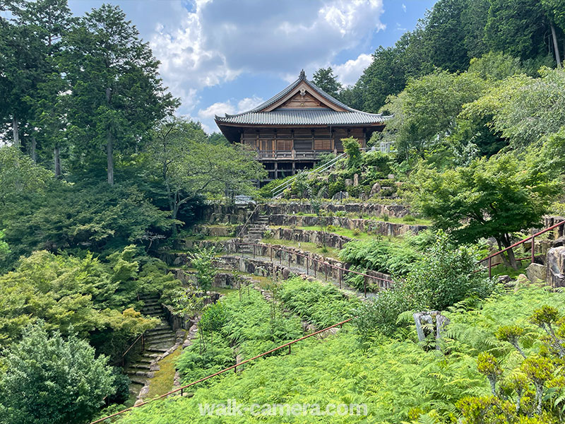 石山寺　光堂への道