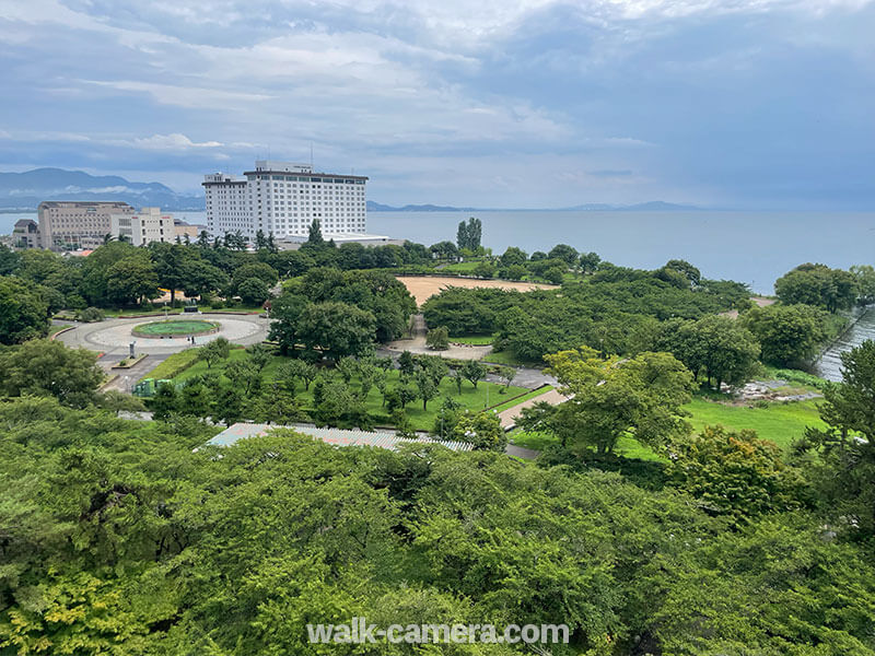 長浜城　展望台　豊公園