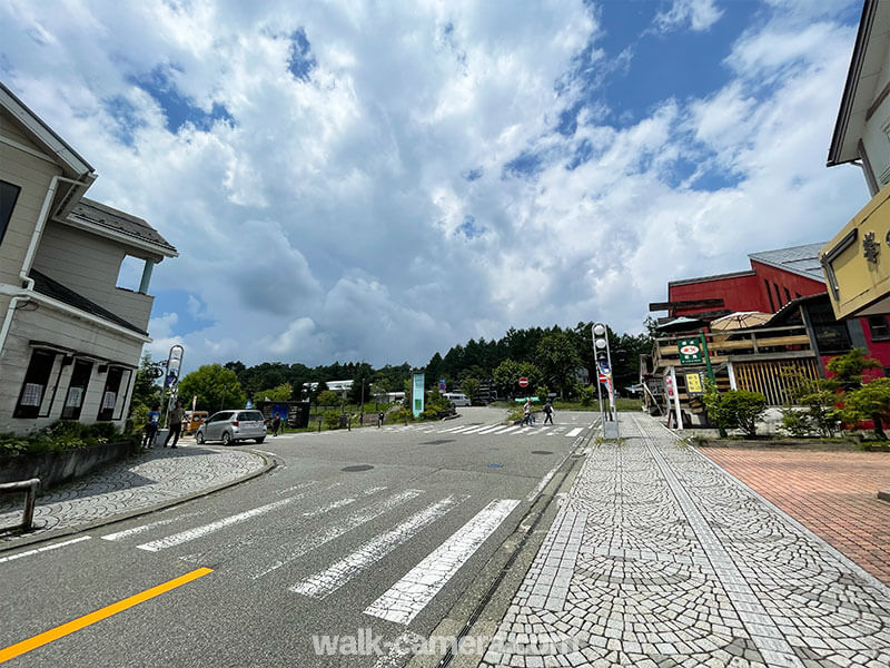 清里駅から千ヶ滝への道