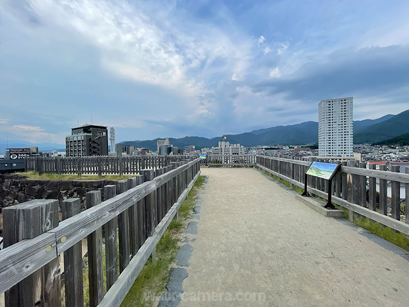 甲府城（舞鶴城公園）　天守台　展望台