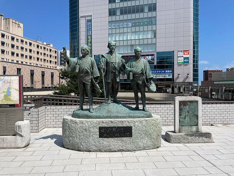 水戸駅 水戸黄門像