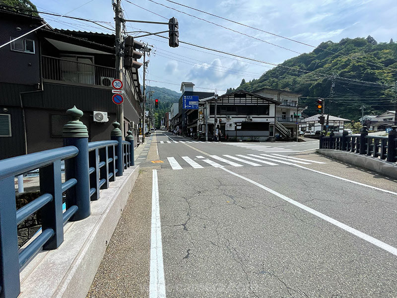 バス停から永平寺への道のり