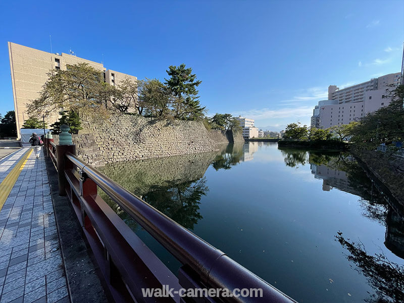 福井城 石垣や堀