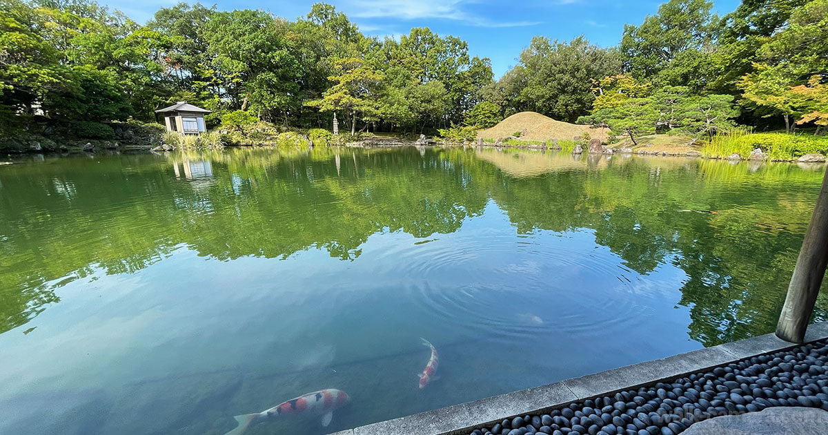 名勝 養浩館庭園 福井駅 行き方 所要時間