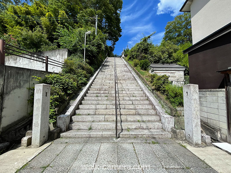 大子 十二所神社 百段階段