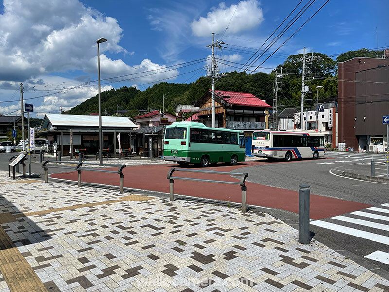 常陸大子駅前 バスロータリー