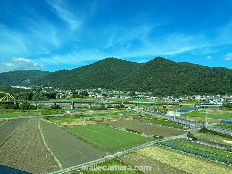 高知徳島エクスプレス号 窓からの景色