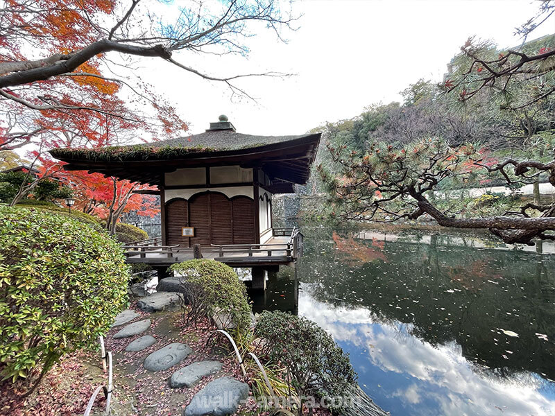 和歌山城 紅葉渓庭園 茶室 鳶魚閣