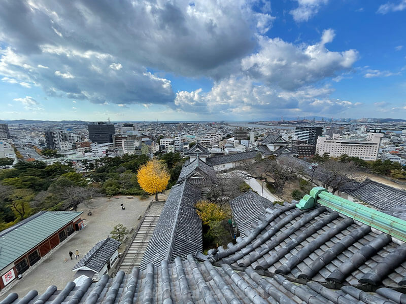 和歌山城 天守閣 展望台