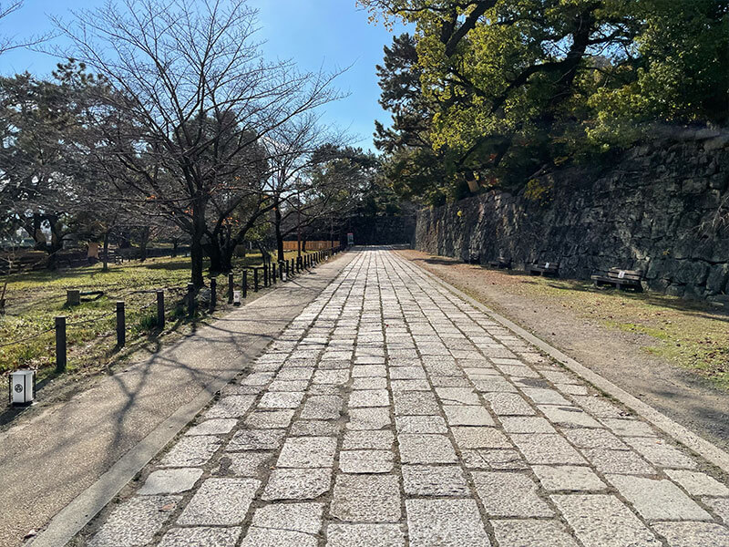 和歌山城 石畳