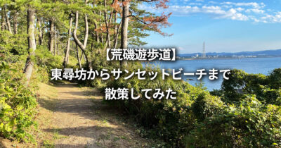 荒磯遊歩道 藻取浜製塩遺跡 散歩 ウォーキング 感想