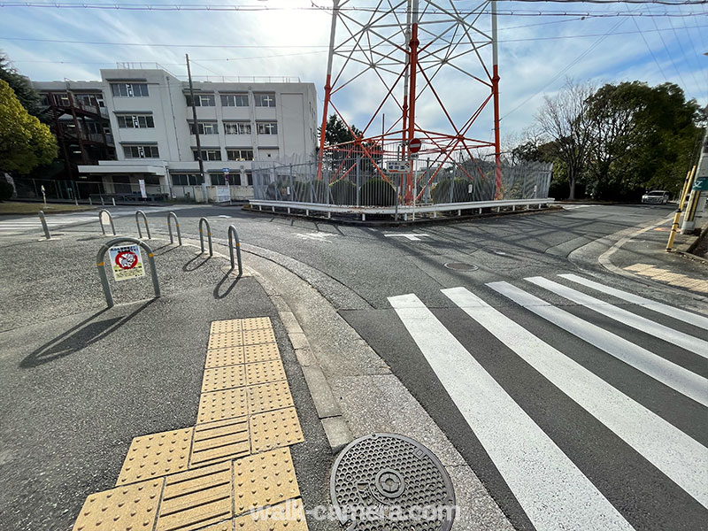 緑地公園駅から服部緑地植物園への徒歩での道のり