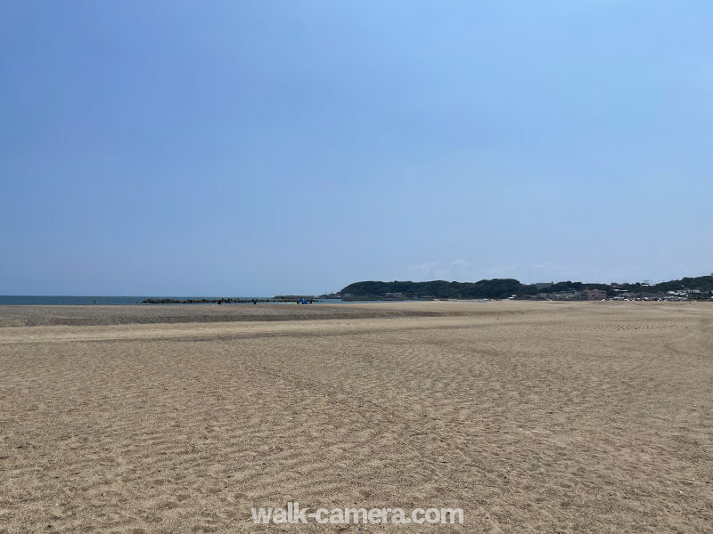 阿字ヶ浦海岸の景色