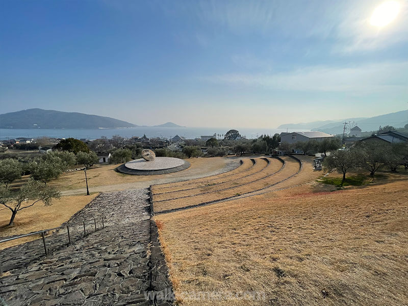 小豆島オリーブ公園 散策を楽しむ