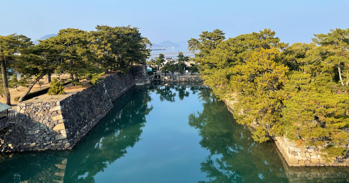 高松城 玉藻公園 電車 徒歩 行き方 最寄り駅 所要時間