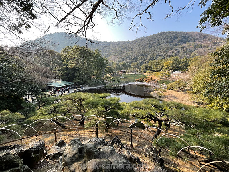 栗林公園 飛来峰 見どころ