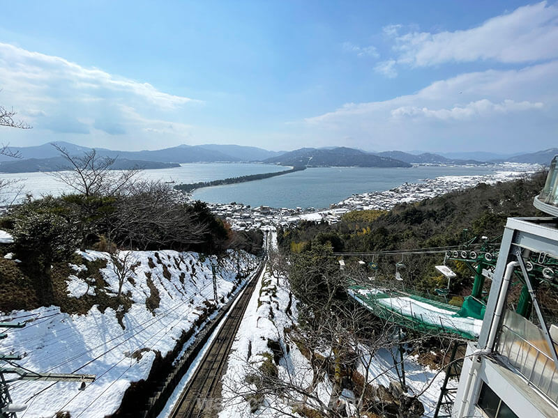 成相寺への行き方（傘松公園からケーブルカーとバスでのアクセス方法）