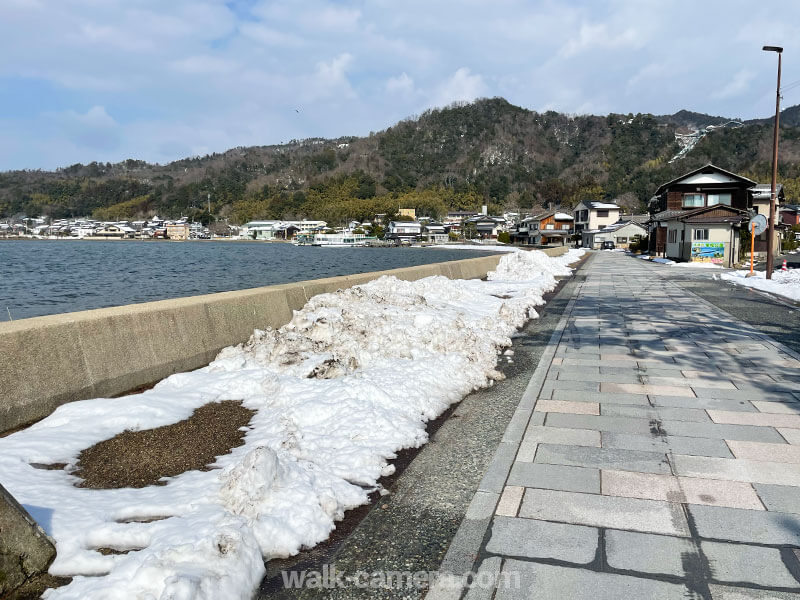 天橋立観光船のりば 一の宮駅への道のり