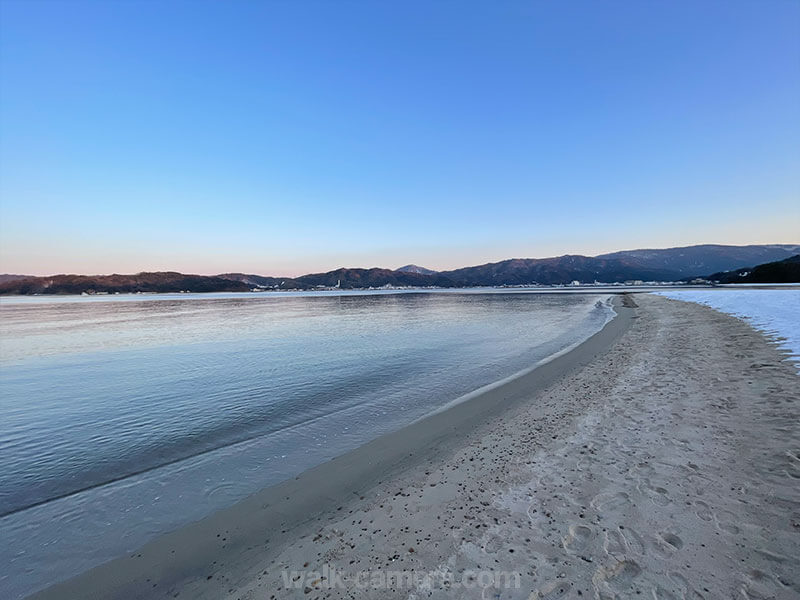 天橋立 夕方の景色