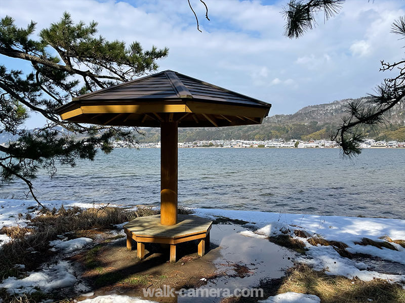 天橋立 ベンチから見る景色