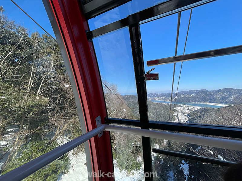 城崎温泉ロープウェイで山頂駅へ