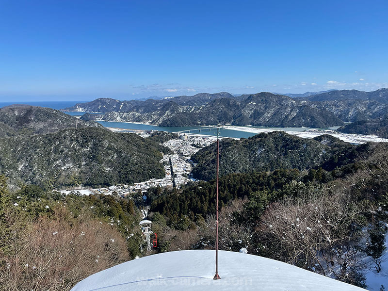 城崎温泉ロープウェイ 展望台から見る絶景