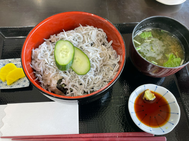 浜名湖ガーデンパーク 釜揚げしらす丼