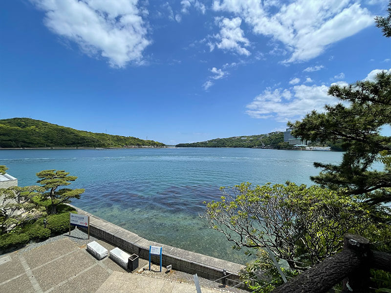 ミキモト真珠島 海の景色