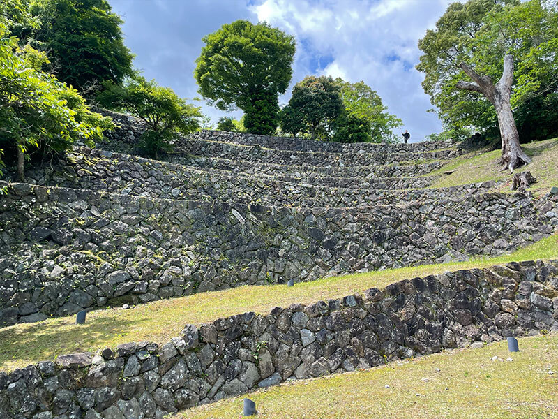 鳥羽城跡（城山公園）石垣