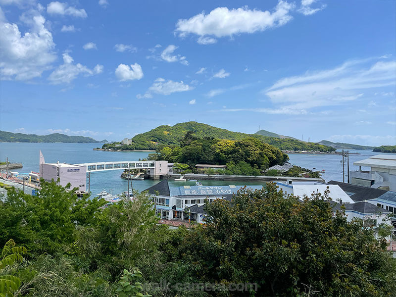鳥羽城跡 高台からの景色