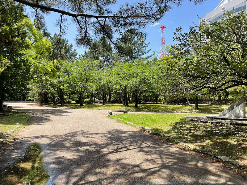吉田城（豊橋公園）二の丸口門跡 散策
