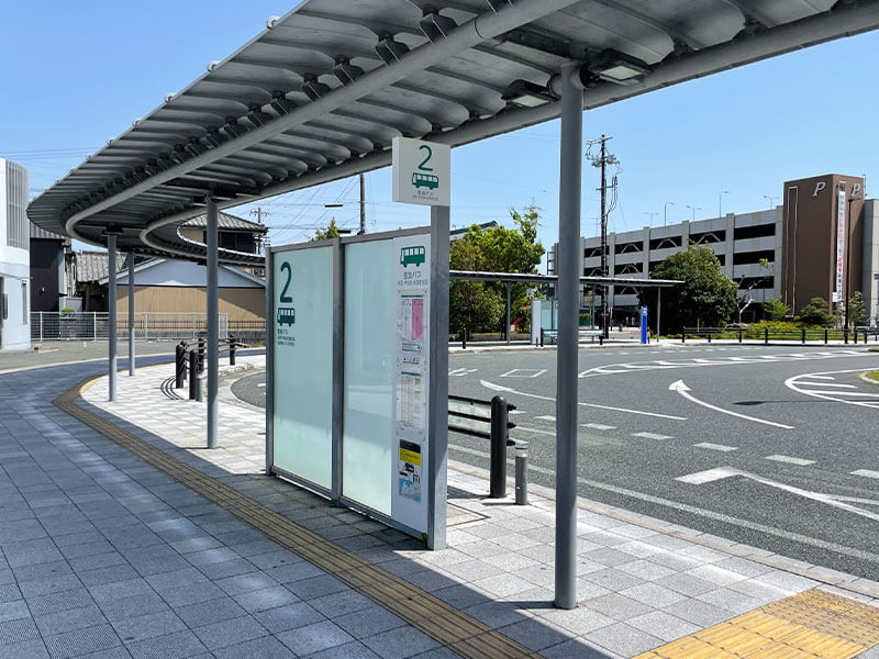 三河田原駅 バス停