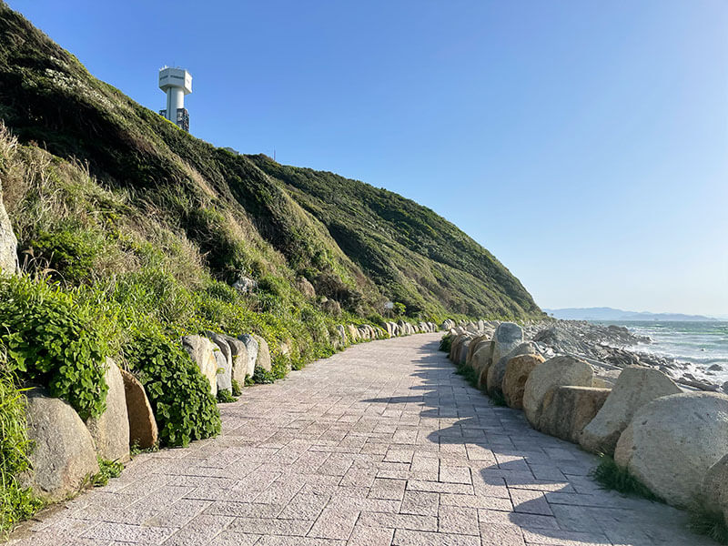 伊良湖岬遊歩道を散策
