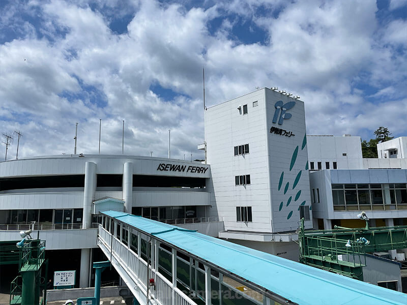 伊勢湾フェリー 鳥羽港に到着