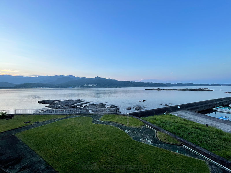 勝浦温泉『海のホテル 一の滝』の客室から見る景色