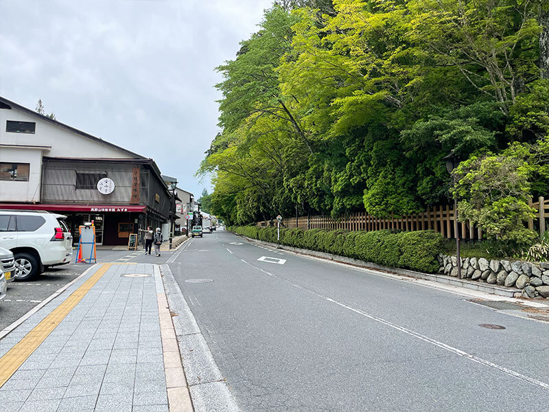壇上伽藍から大門への徒歩での行き方