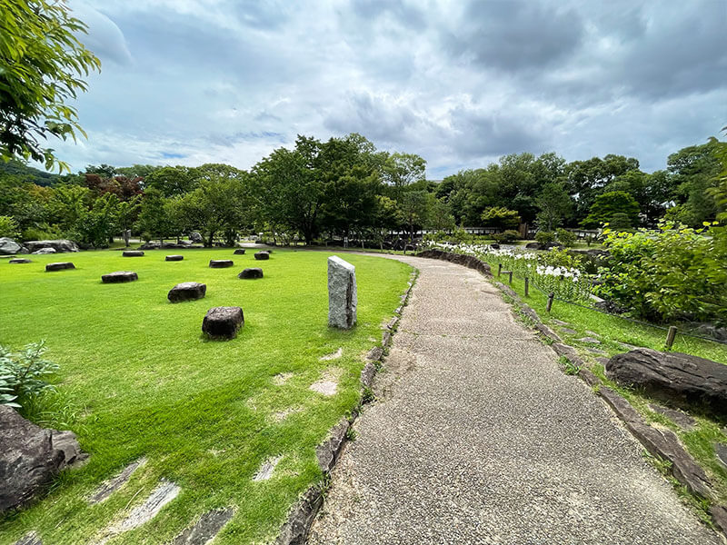 池田城跡公園 遊歩道 お散歩